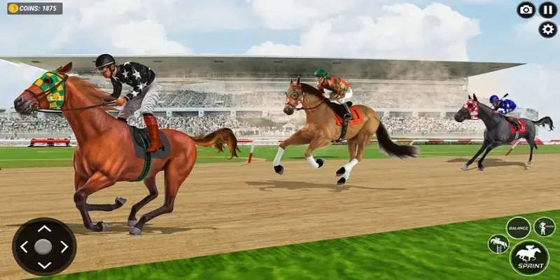 Đồ họa game đua ngựa ăn xu siêu đỉnh chóp